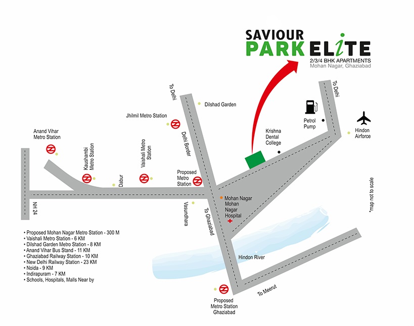 Saviour Park Elite Location Map